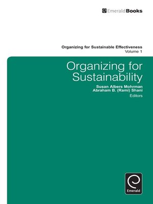 cover image of Organizing for Sustainable Effectiveness, Volume 1